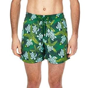 Villebrequin Green Turtle Swim Shorts